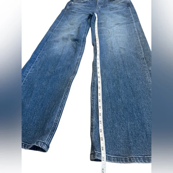 Ayr The Secret Sauce Good Mood Blue Denim Straight Jeans Sz 29 Regular - Picture 9 of 11